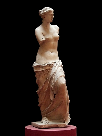 Beautiful statue of Aphrodite of Milos