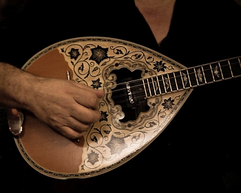 Greek music instrument called bouzouki