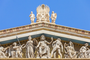 Olympian Gods Pediment at National Academy in Athens