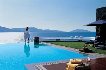 Couple relaxing at Grand Resort Lagonissi