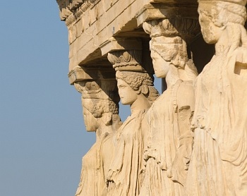 Famous Caryatides, Athens