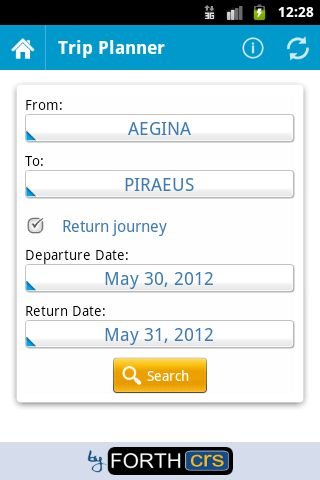 Photo of Openseas Greek Ferries Guide application