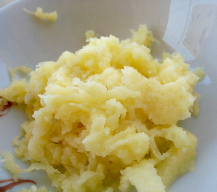 Trimmed potato