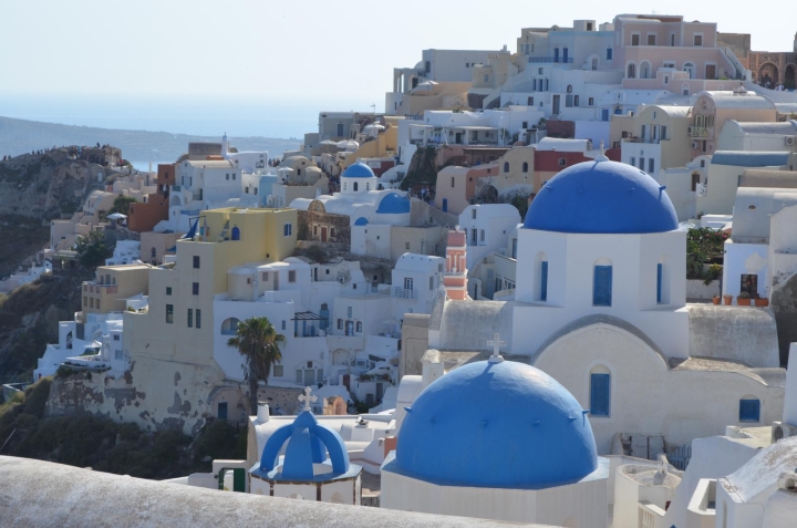 Deborah New - Touring Santorini