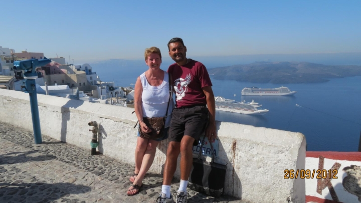 Denise Kitchener - Santorini at its best