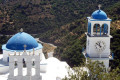 Dome of a Cycladic church in Naxos