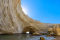 The Cave of Sykia on the coast of Milos