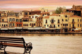 The old Venetian harbor of Chania