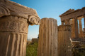 Fragments of Ionic columns on the Acropolis