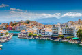 The beautiful port of Agios Nikolaos