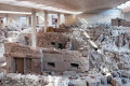 The prehistory settlement of Akrotiri in Santorini