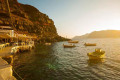 The bay of Ammoudi in Santorini