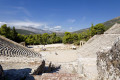 View of the Theater of Epidaurus from the top of the stands