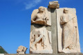 Statues in the site on ancient Ephesus