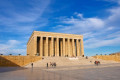 The imposing Mausoleum of Attaturk in Ankara