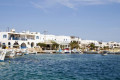 The waterfront of Antiparos, Paros' sister island