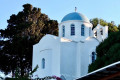 Blue-domed church in Apollonia