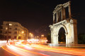 Arch of Hadrian at night