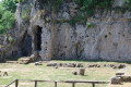 The remains of the Lyceum of Aristotle in Naoussa