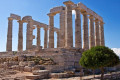 Temple of Poseidon on Cape Sounion, Attica region of Greece