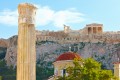 View of Acropolis Hill and Parthenon from Monastiraki square, Acropolis tour