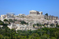 The imposing Acropolis in the heart of Athens
