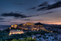 Athens Parthenon Acropolis at night