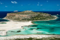 The beach in Balos looks like something out of a fairytale