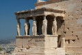 Replicas of the Caryatids in Erechtheion on the Parthenon