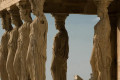 Caryatides in Erechtheion on the Acropolis