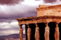 The Erechtheion temple in the Acropolis