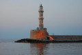 The Venetian Lighthouse on the old port of Chania