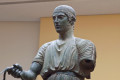 The Charioteer, a famous Bronze Age statue in the Museum of Delphi