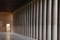 Columns in the Stoa of Attalos in Thissio, Athens