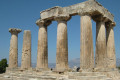 The Temple of Apollo in ancient Corinth