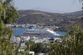 The Crystal docked in Mykonos