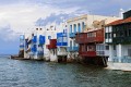 Famous "Little Venice", Mykonos island