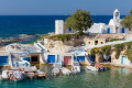 The fishing village of mantrakia in Milos