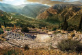 The amphitheater of Delphi
