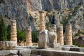 Columns of the Temple of Apollo, Delphi archaeological site