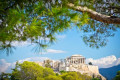 View of the Acropolis from the nearby hill of Pnyx