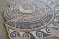 Mosaic in Dion Archaeological Park, Mount Olympus