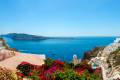 Panoramic view of the caldera from the village of Oia