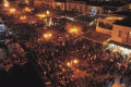 Spectacular Epitaphios procession in the waterfront of Poros