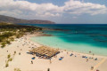 The Elafonisi beach is a great location to swim