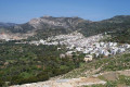 Approaching the traditional Filoti village in Naxos
