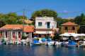 Fishing harbor in Molyvos town, Lesvos island