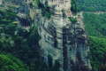 Aerial photo of the valley of Meteora