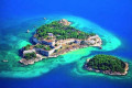 Aerial view of the fortress of Souda in Crete