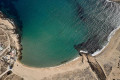 Aerial view of Ftelia beach